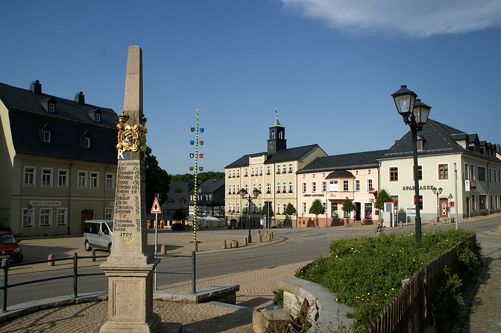 Marktplatz in Zw�nitz