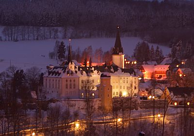 Schlo�hotel Purschenstein im Erzgebirge bei Seiffen