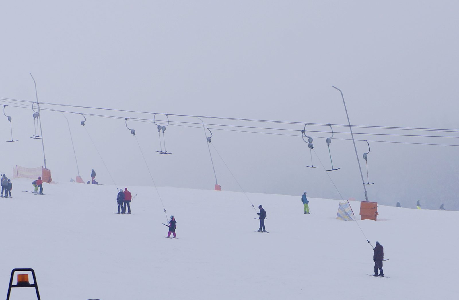 Skifahren am Fichtelberg
