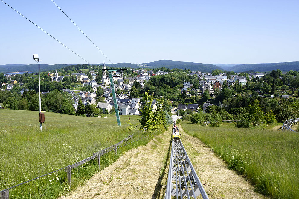 Allwetterbobbahn - Fahrt bergauf