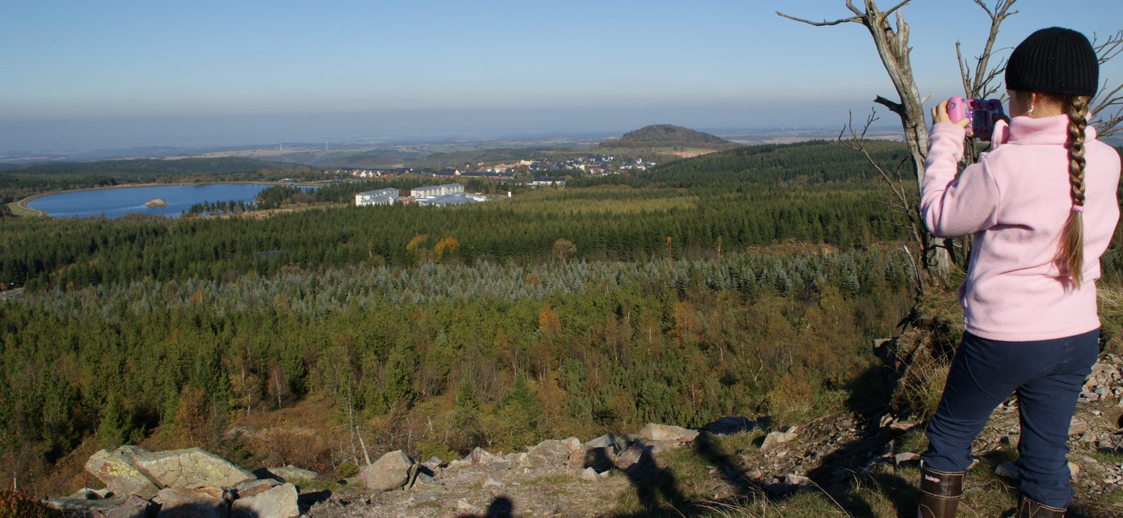 Berge und Täler des Erzgebirges
