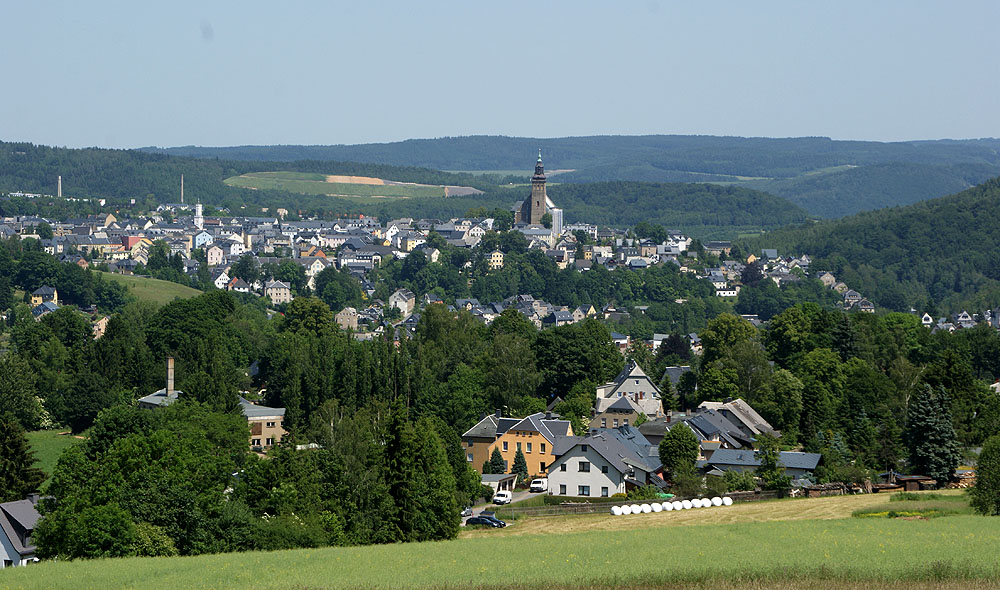Blick auf Schneeberg