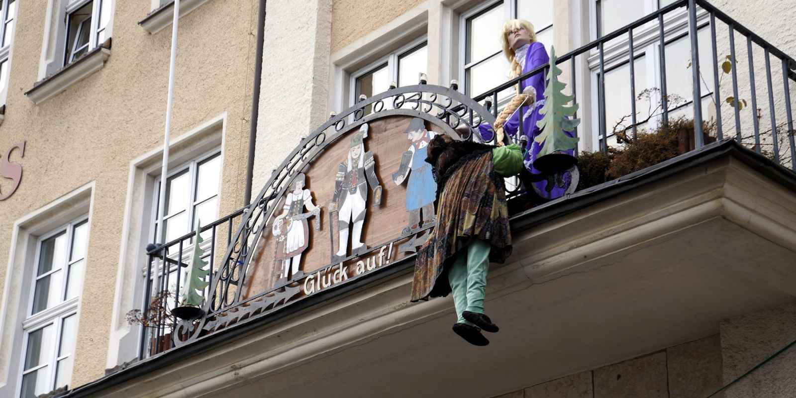 Rapunzel zur Märchenweihnacht in Ehrenfriedersdorf