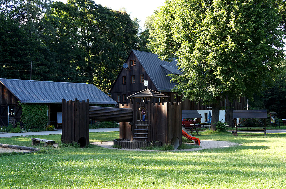 Spielplatz im Wildpark Osterzgebirge Geising