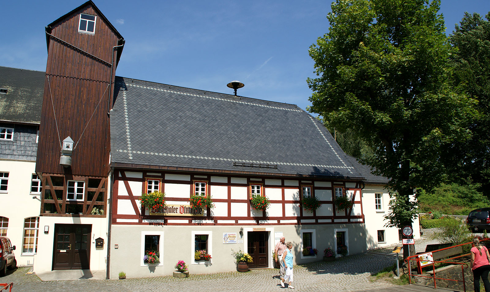 Blick auf ï¿½lmï¿½hle in Dï¿½rnthal