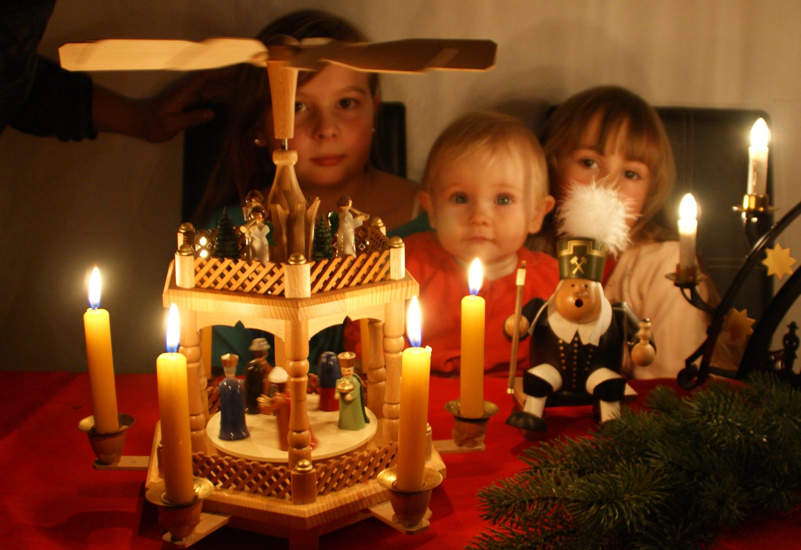 Pyramiden in der Weihnachtszeit