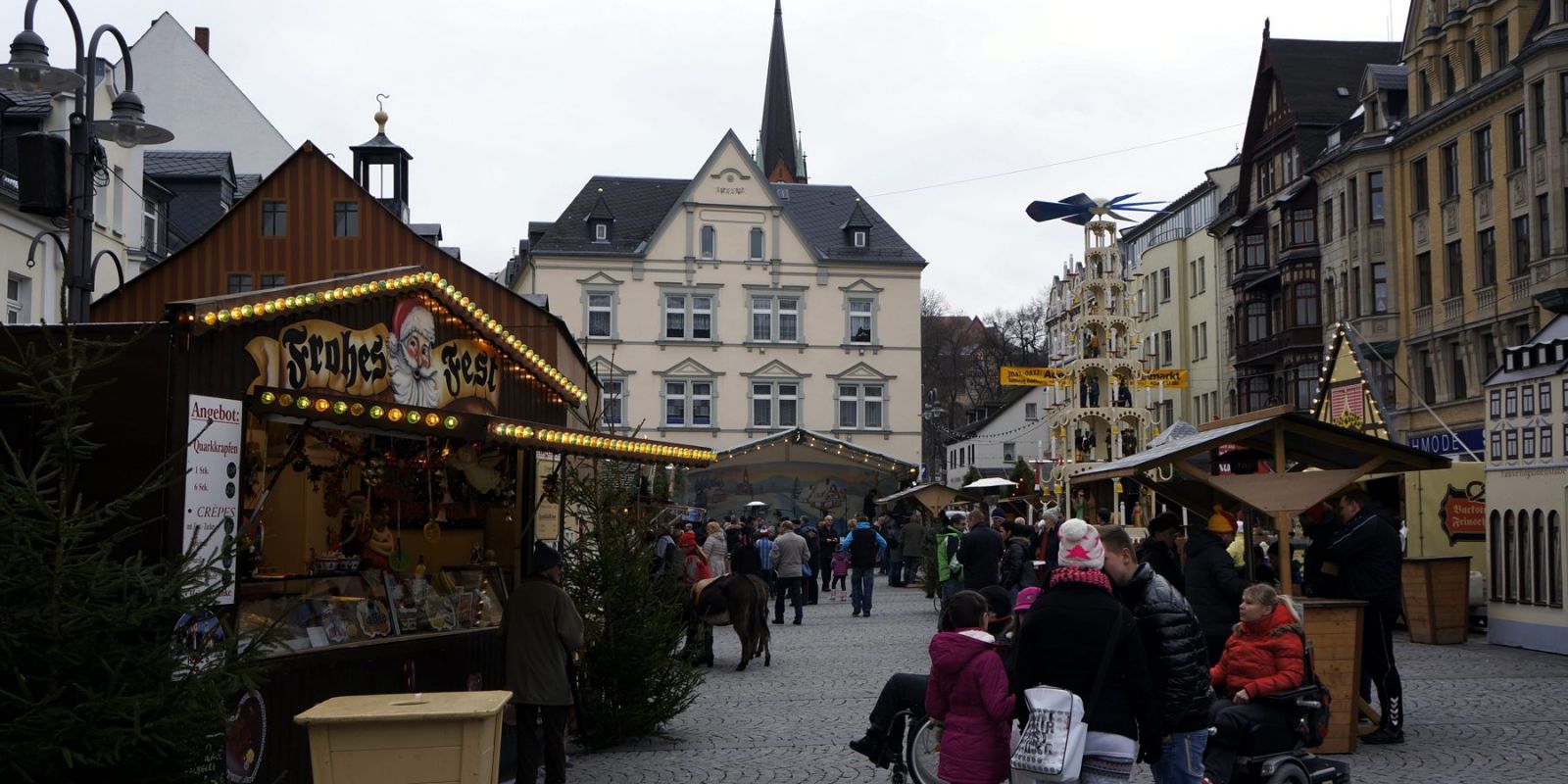 Blick auf den Auer Raachermannelmarkt