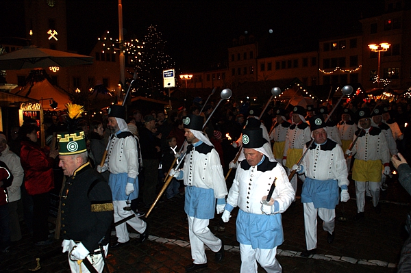 Berparade in Freiberg