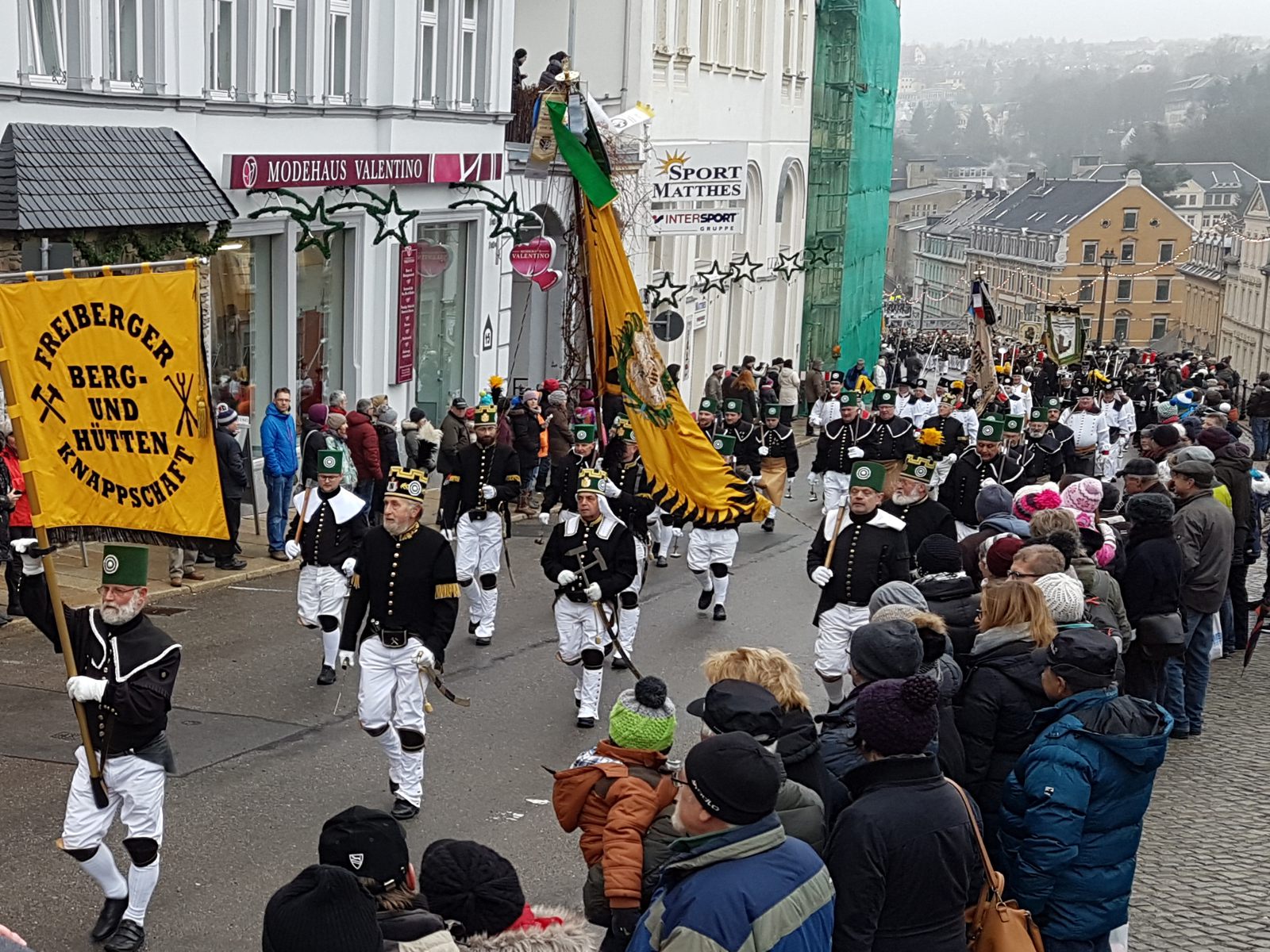 Abschluï¿½bergparade in Annaberg-Buchholz