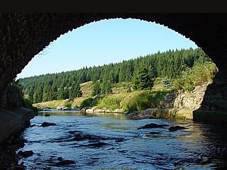 Steinernebrücke in Kühnhaide Steinernebrücke in Kühnhaide