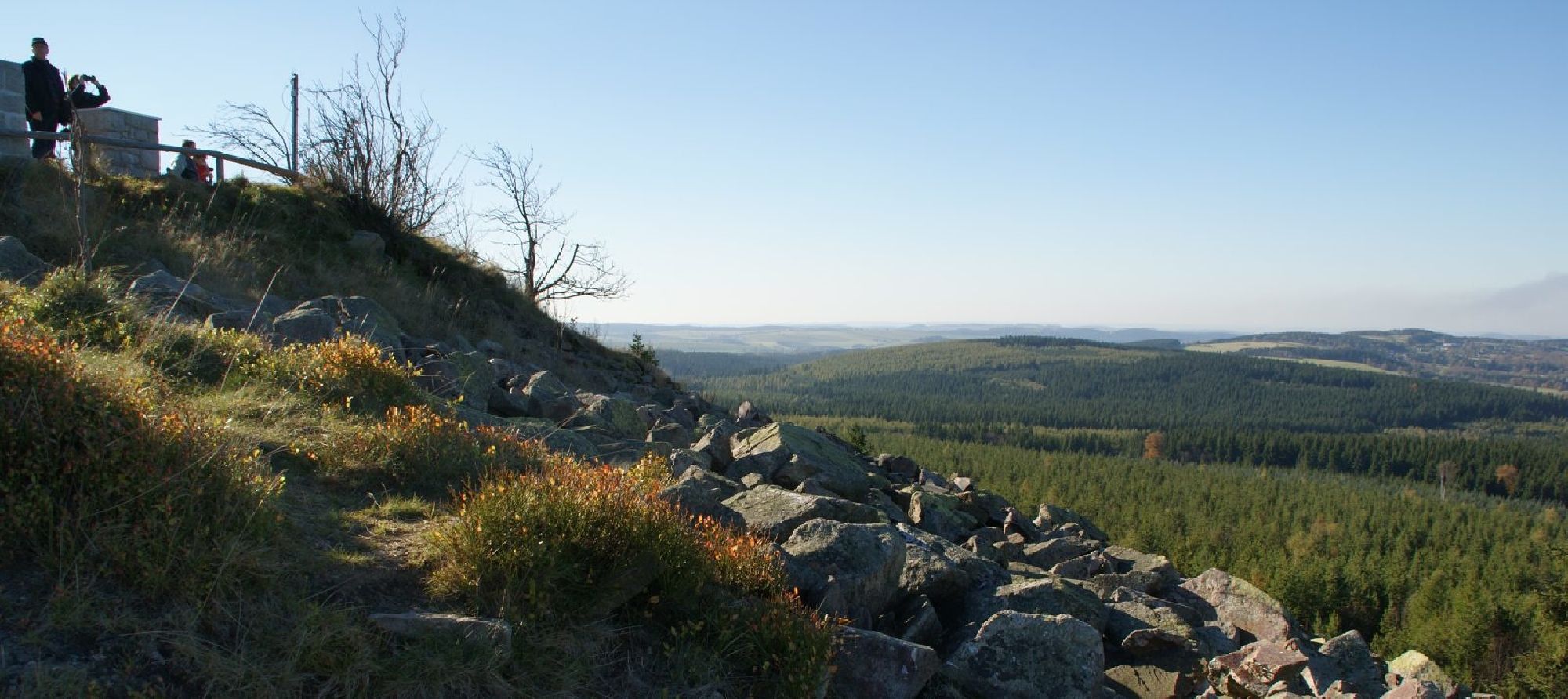 Kahleberg und Sicht aufs Tal