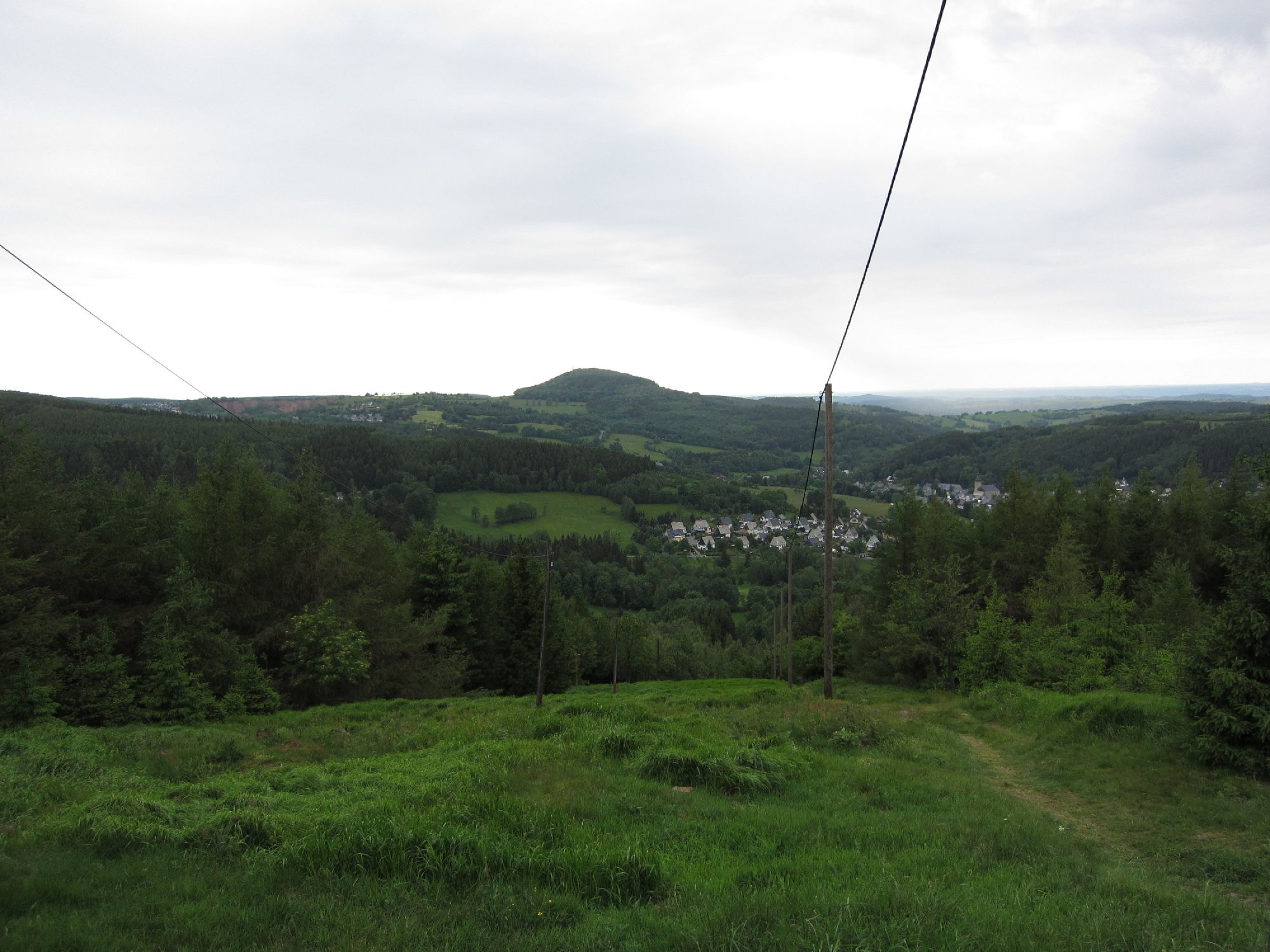 Ausblick zur Drei-Berge-Wanderung