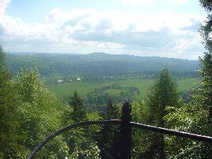 Aussicht Männertag ins Natzschungtal