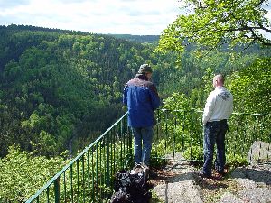 Blick vom Stößerfelsen