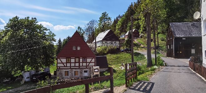 auf dem Schanzenweg nach Rechenberg