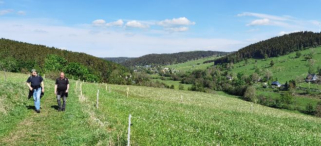 Blick zurÃ¼ck nach Holzhau