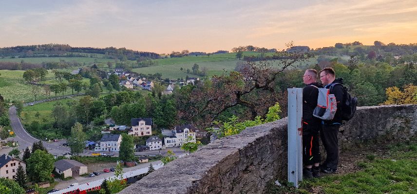 Blick von der Burg Wolkenstein